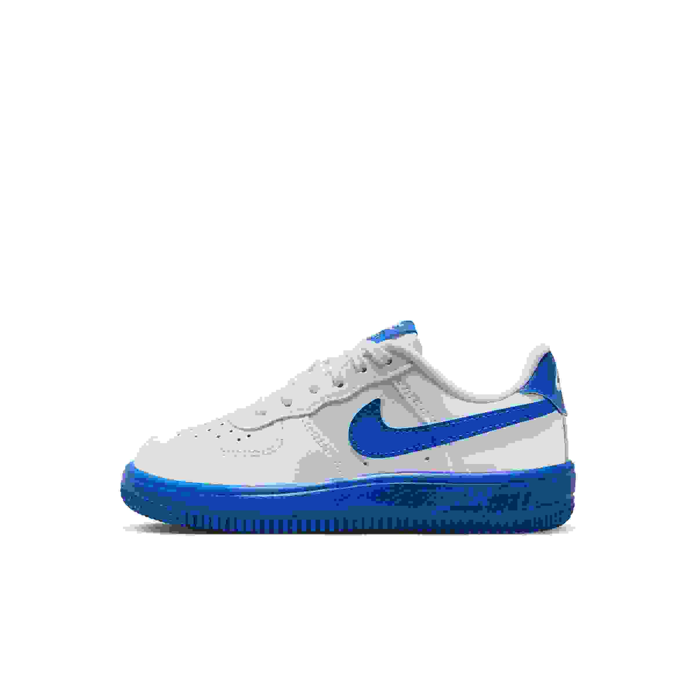 Nike Force 1 Low Preschool Boys' "White/Game Royal" Shoe